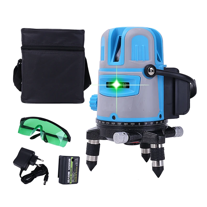 

2/3/5 Lines Green Laser Level Self-leveling Laser Level Horizontal Vertical 360 Degree Adjustment Laser Levels Higher Visibility