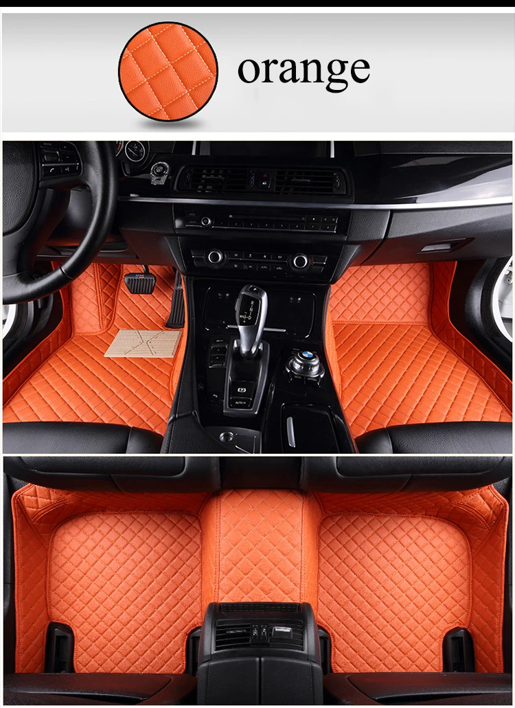 Кожаный коврик для ног автомобиля на заказ для Citroen DS DS3 DS4 DS5 DS6 DS7 DS4S DS5LS для Dodge Journey автомобильные коврики автомобильные аксессуары