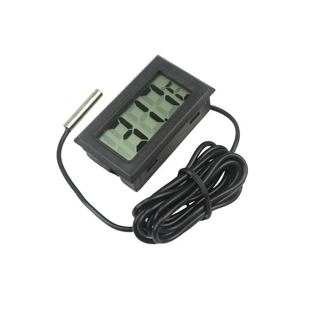 Electronic Digital Display Thermometer Fish Tank Refrigerator Water Temperature Gauge Waterproof Probe | Дом и сад