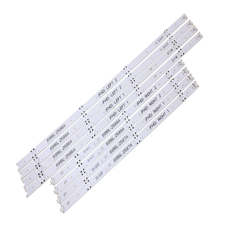 100%NEW original 40 PCS/set LED backlight strip bar for 6916L-2586A 6916L-2587A 6916L-2588A 6916L-2589A LC490DUE FJ M1 49LH604V