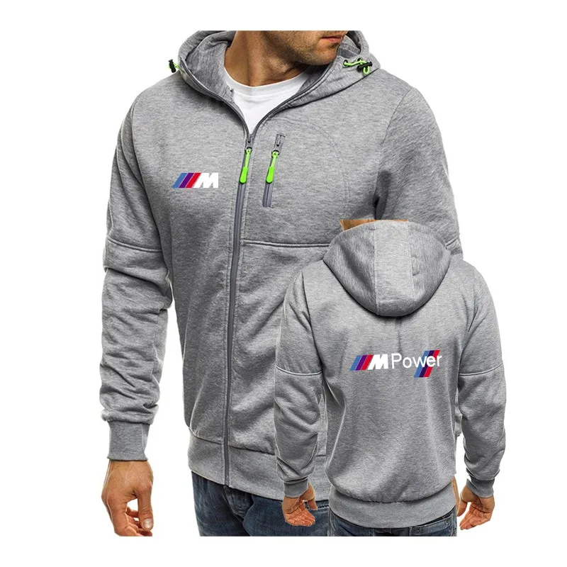 Мужская Теплая Флисовая Куртка бомбер на молнии Осень-зима |