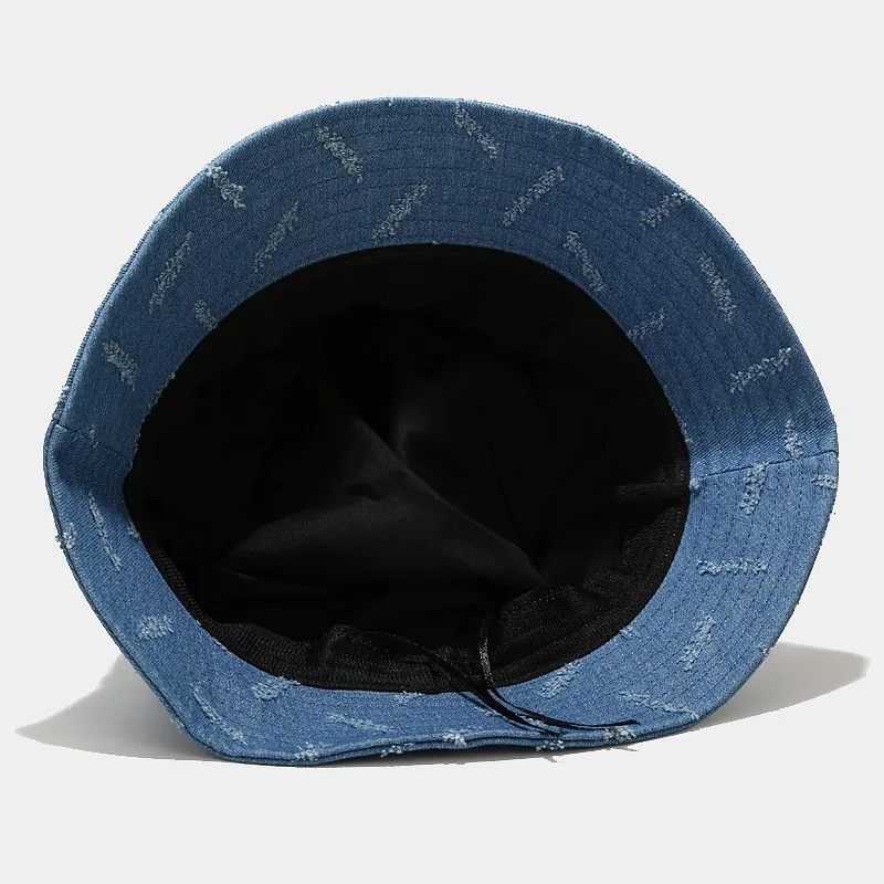 

2021 Spring Classic Cowboy bucket hat outdoor Denim Panama fishing bucket hats for female male unisex Casual cap High quality