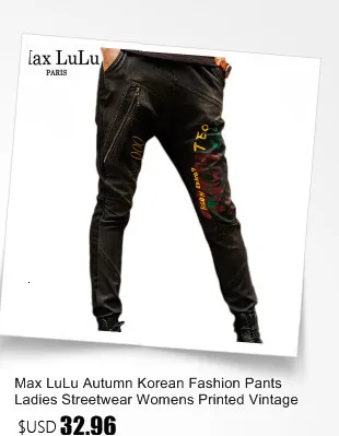 Max LuLu корейские модные осенние женские вельветовые винтажные брюки женские шаровары с лоскутками эластичные повседневные свободные уличные