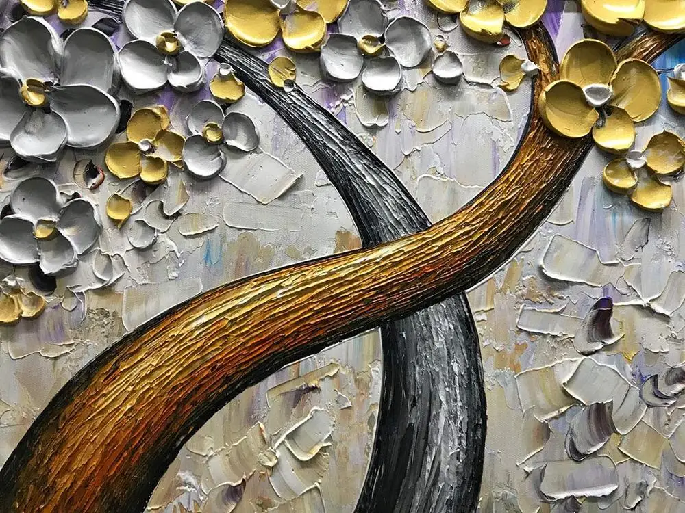 

handmade oil painting on canvas modern 100% Best Art Modern Abstract oil painting original directly from artis LA1-182A