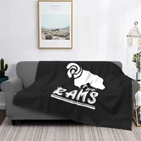 derby county football club the rams blanket bedspread bed plaid blankets towel beach muslin blanket blankets for bed