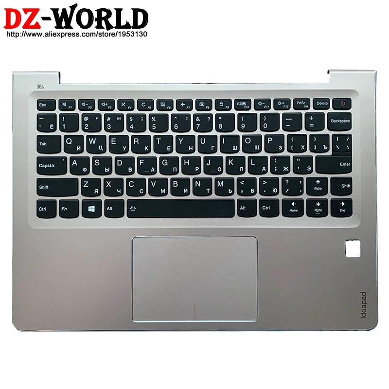 

Новая Оригинальная Подставка для рук C, верхняя крышка корпуса с русской клавиатурой с подсветкой и тачпадом для ноутбука Lenovo Ideapad 710S Plus-13IKB ...