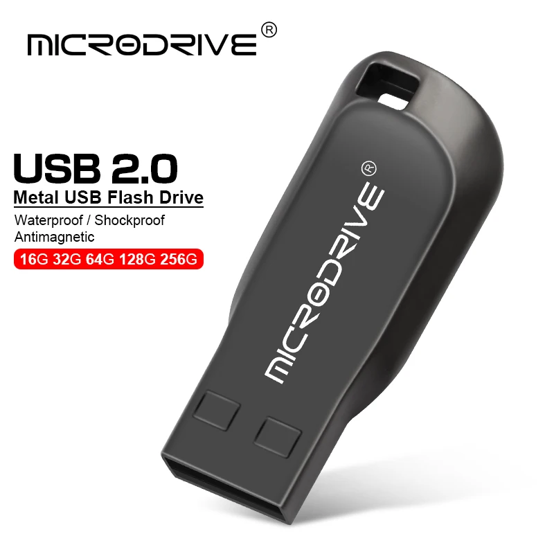 Новинка 2021 металлический настоящий USB флеш-накопитель 64 ГБ 32 16 2 0 карта памяти