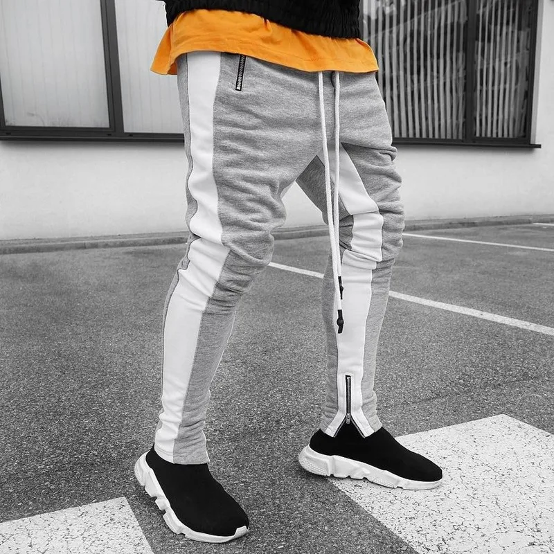 

Men Sportswear Mens Joggers Casual Pants Fitness Tracksuit Bottoms Skinny Sweatpants Trousers Black Gyms Jogger Track Pants