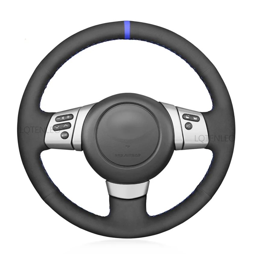 

Black Suede Blue Marker Soft No-slip Car Steering Wheel Cover For Toyota FJ Cruiser 2006 2007 2008 2009 2010 2011 2012 2013 2014