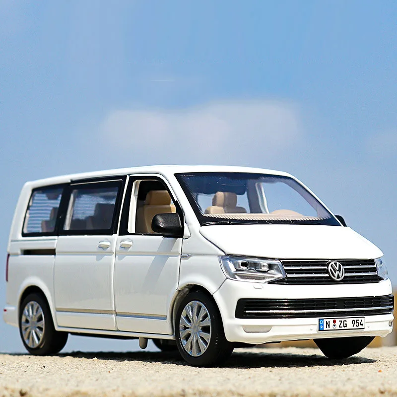 1/32 штучная высокая имитация Multivan T6 MPV хлеба бизнес автомобиль игрушка литой Сплав
