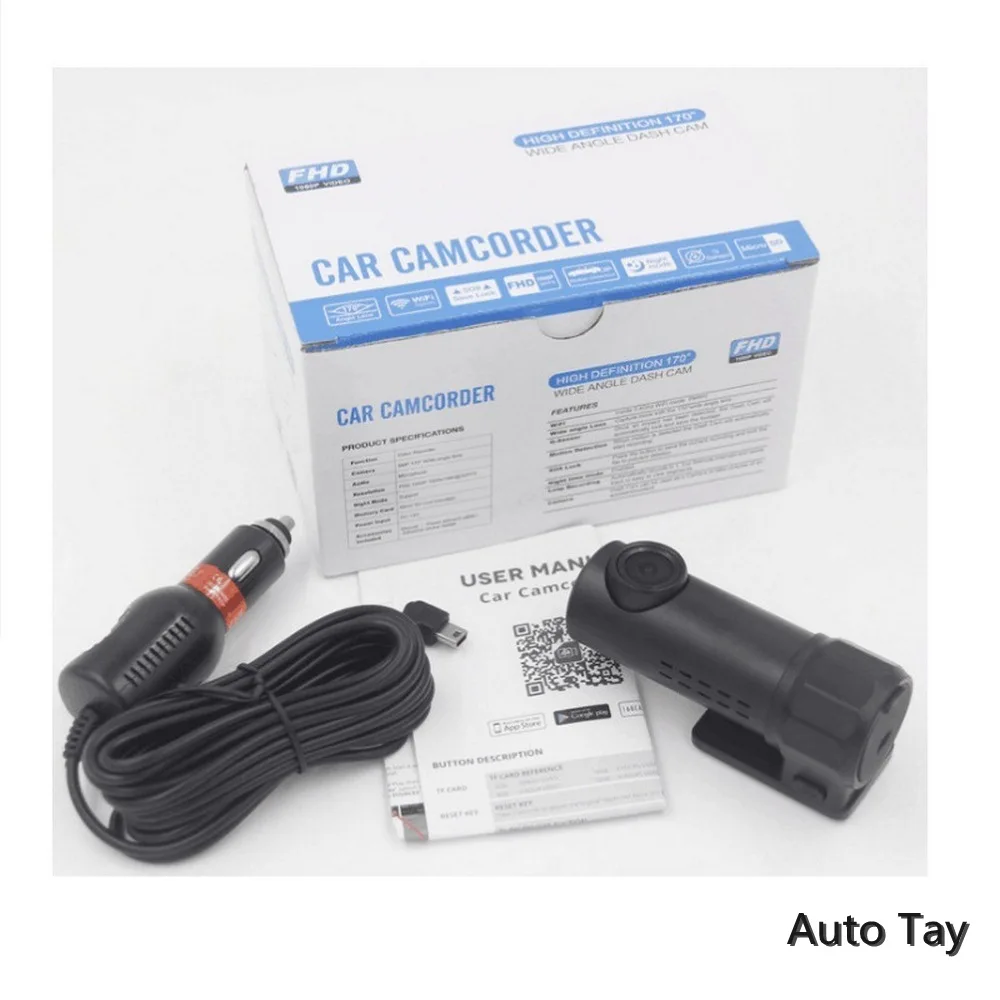 Мини 1080P вождение автомобиля Регистраторы Скрытая WI-FI HD зарядных порта USB для