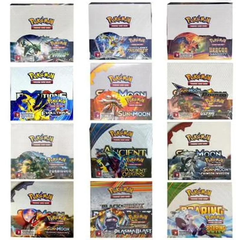 36 упаковок в коробке Pokemon TCG: Sun & Moon Sm11 подвесной светильник герметичная коробка