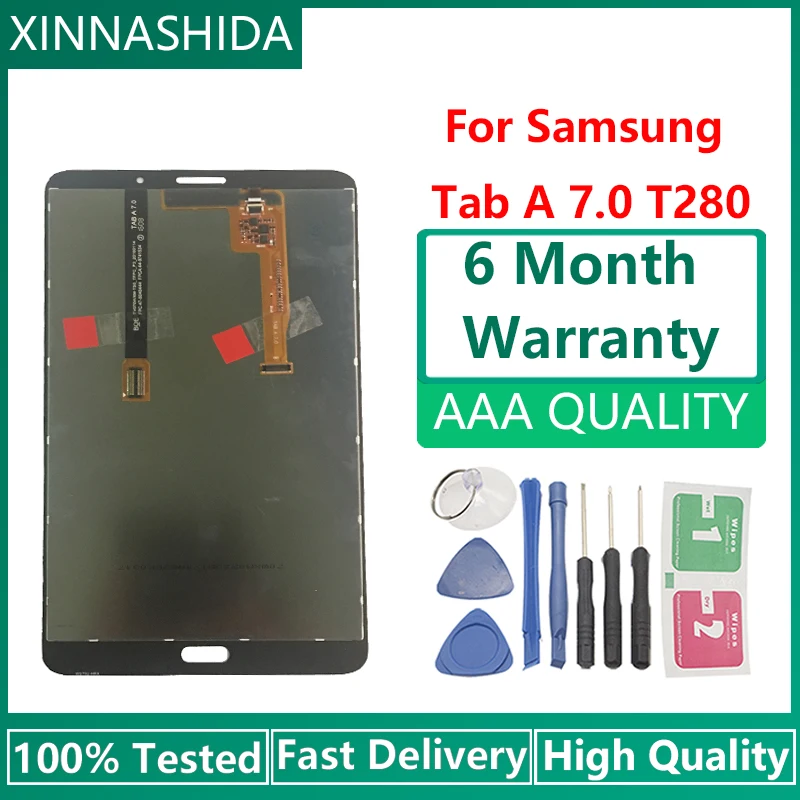 Для Samsung Galaxy Tab A 7 0 (2016) SM T280 T285 ЖК дисплей Сенсорная панель Сенсорный экран стекло
