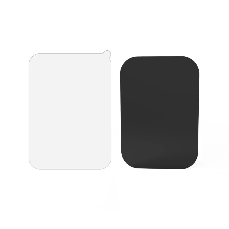 1-1Rectangle XMXCZKJ металлическая пластина универсальная запасная металлическая пластина с клеем для магнитного диска Автомобильный держатель для телефона Магнитная подставка для мобильного телефона - Цвет: 1-1Rectangle