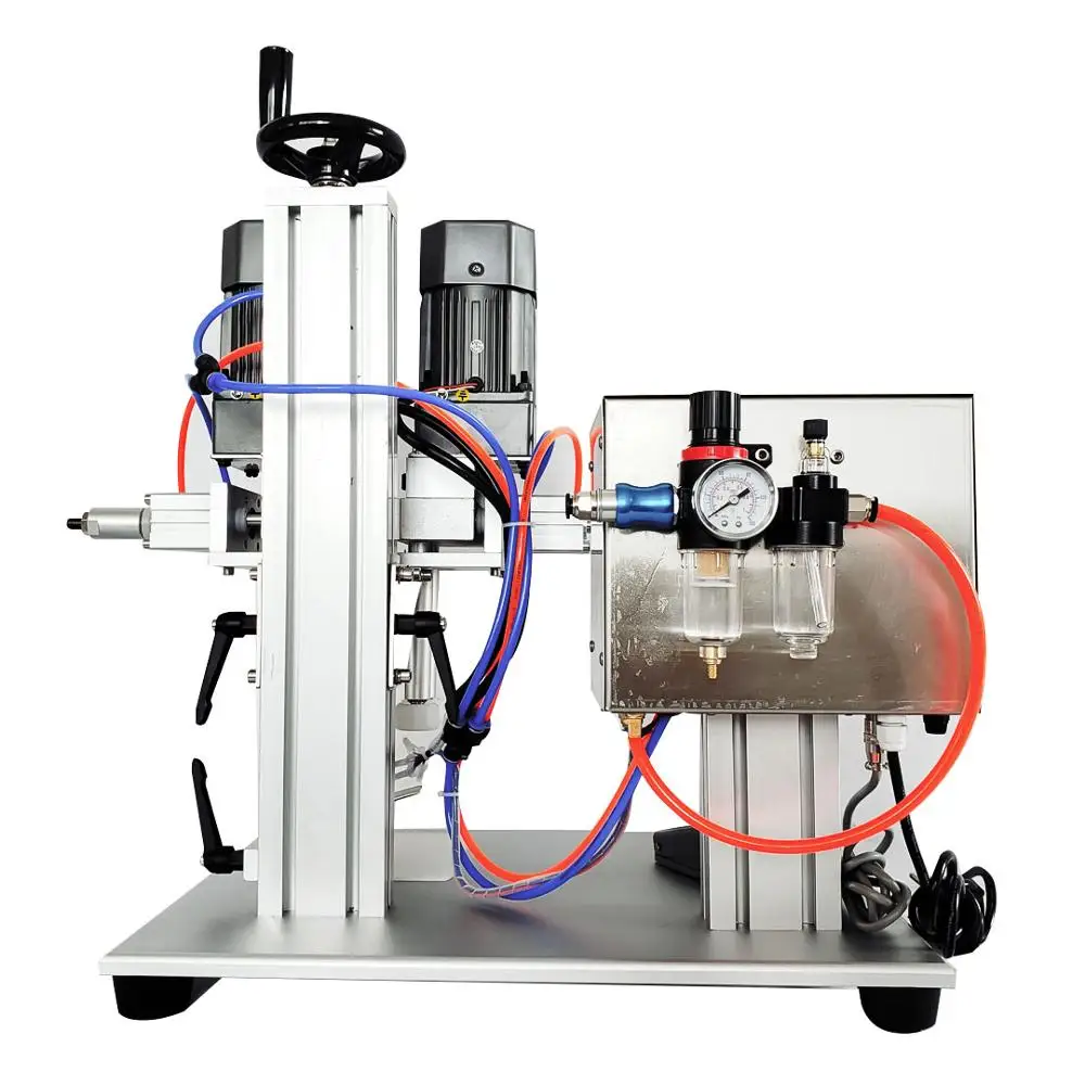 

90W Kitchen Appliances Automatic Capping Machine Special Medical Cosmetic Sprayer Trigger Cap Shampoo Pump 30-45 / Min 220V