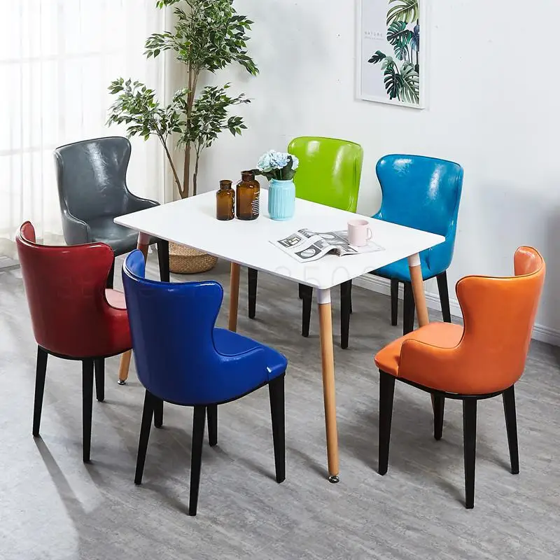 Nordic светильник роскошный стул для столовой простой дома отеля переговоров стол и