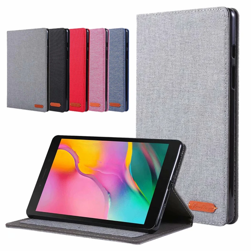 

Retro Flip Stand Cover for Samsung Galaxy Tab A 8.0 2019 Solid Color Stand Case for Galaxy Tab A8 SM-T290 SM-T295 SM-T297