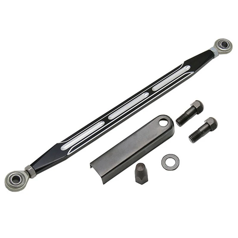 Соединительный рычаг переключения передач для мотоциклов черный Cnc 330 мм