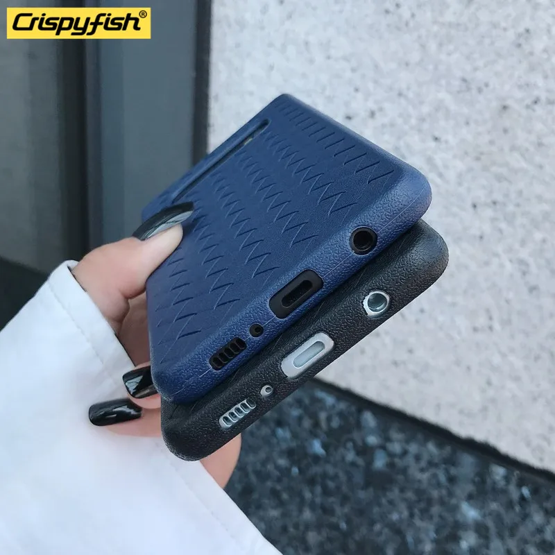 breathable mesh shockproof soft case for samsung s8 s9 s10 plus note8 9 10 leather tpu weaving bv grid silicone phone back cover free global shipping