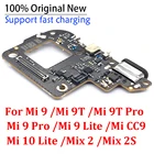 Оригинальный USB Зарядное устройство Док-станция разъем зарядный порт микрофон гибкий кабель для Xiaomi Mi 9 9T Pro Poco X2 Mi 10 9 lite Mix 2 2S