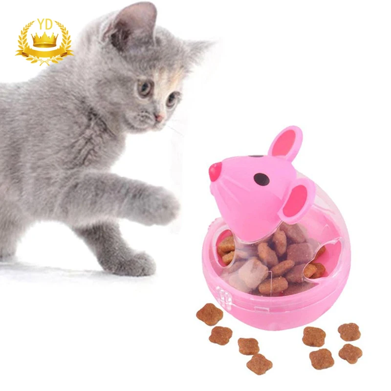 

Stimulation Mouse Modeling Tumbler Leaks Food Ball Cats Interactive Toy Pet Cat Feeding Accessories