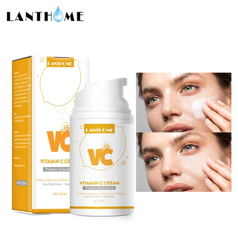 Витамин C 20% VC отбеливающий крем для лица ремонта выцветает веснушки удаления