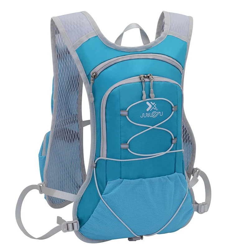 Lake blue 5L нейлоновая Водонепроницаемая велосипедная Сумка для бега, велосипедная сумка, спортивная гидратация, туризм, кемпинг, фитнес, Экипировка для мужчин, t, Спорт на открытом воздухе, мужские сумки - Цвет: Lake blue