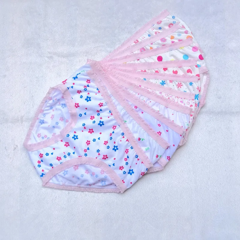 6 шт./лот нижнее белье для девочек детские трусы с рисунками трусики