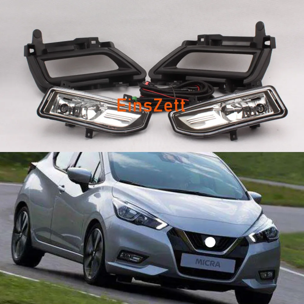1 комплект Противотуманные фары Дневные Фары Светильник в сборе для Nissan МАРТА/Micra