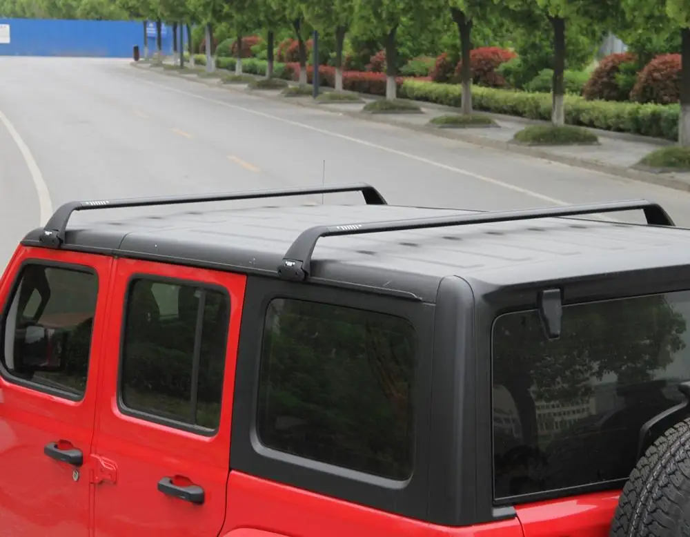 Высокое качество для Jeep Wrangler JL JK 2007- багаж багажник на крышу поперечная перекладина на крышу