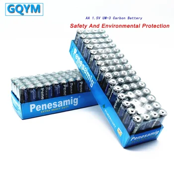 80Pcs AA 1.5V Battery R06 R6 2A Carbon Dry Batteries for Calculator Mouse Remote Control Alarm Clock 1
