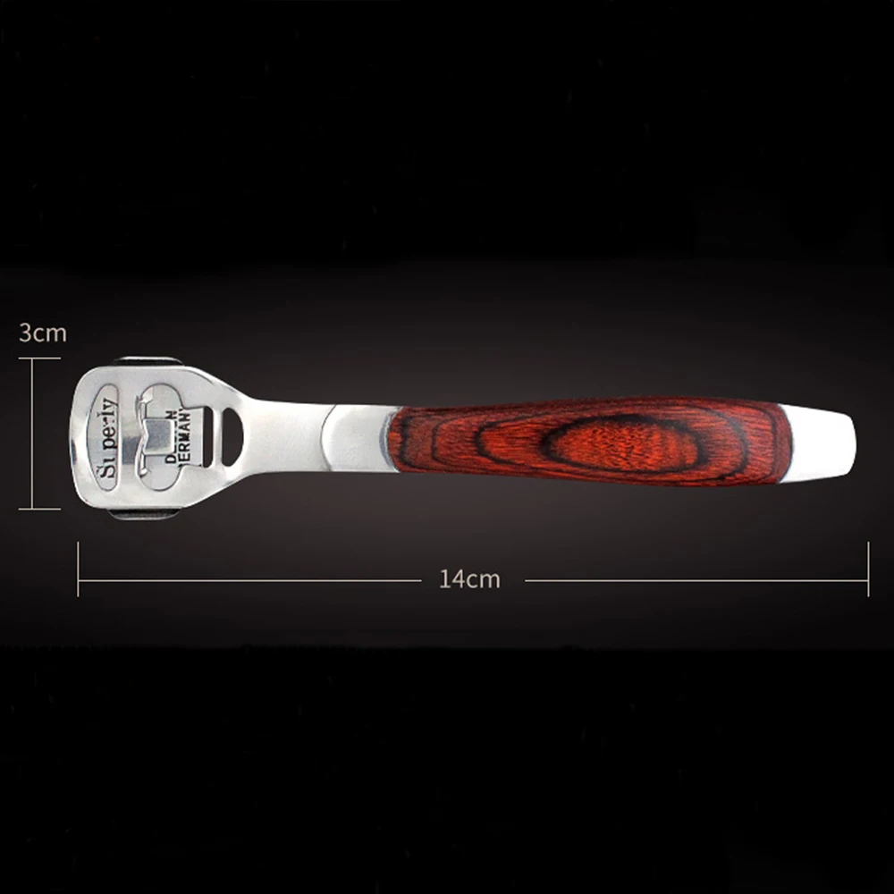 1 шт. из массива дерева Нержавеющая сталь кожи очистки фруктов и овощей