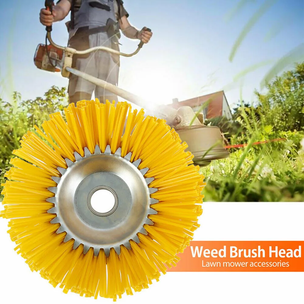 8Inch Nylon Straw Rope Trimmer Head Grass Brush Cutter Dust Removal Weeding Plate for Lawnmower Garden Tools Weed Terpenes Weed