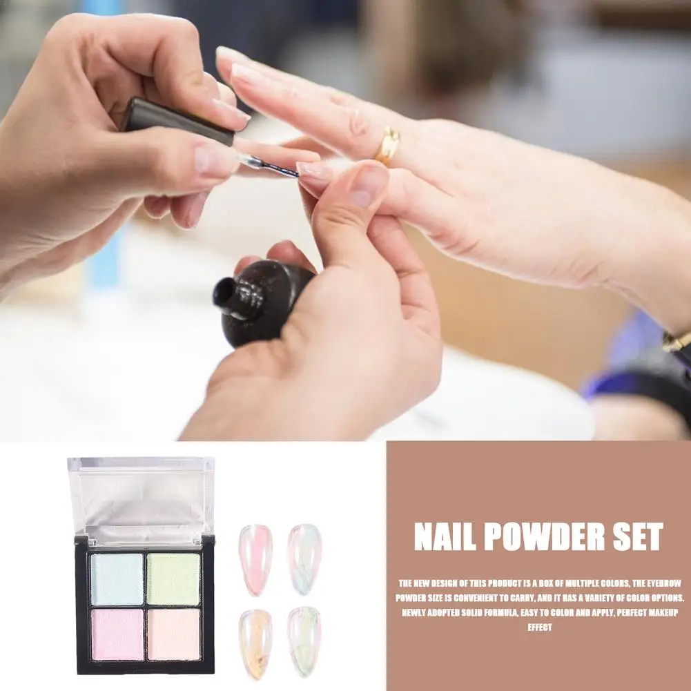 

Solid Magic Mirror Nail Art Glitter Powder Holographic Laser Chrome Nails Pigments Dust Gel Decorations Manicure Tool