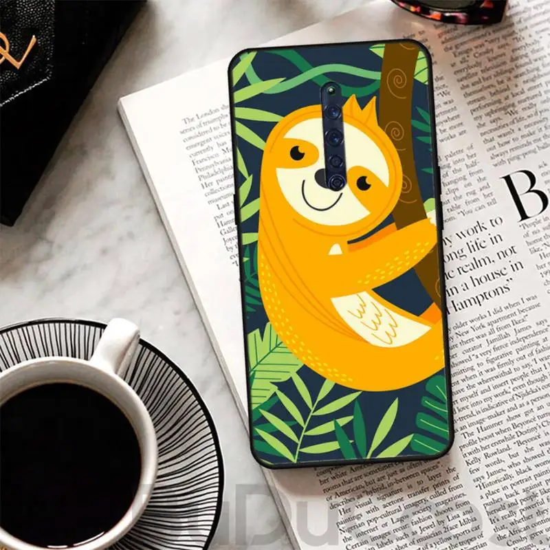 Nope Not Today Ленивец для Oppo Reno2 Z 2Z A1k 3s 71 83 Realme5 XT R9S Plus 15 17 Pro F11 11pro |