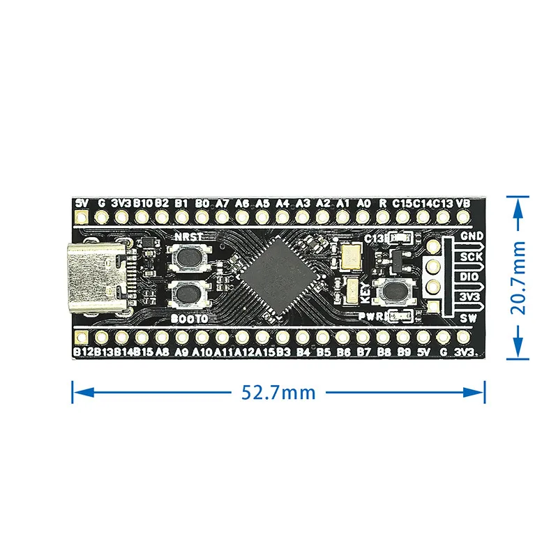 STM32F401 STM32F411 Разработочная плата V3.0 STM32F401CCU6 STM32F411CEU6 STM32F4 Обучение ST-LINK V2 STM32F103C8T6 ОЗУ.