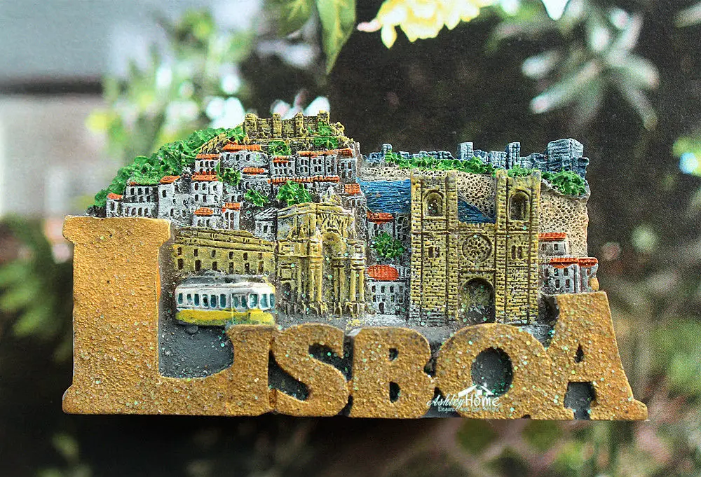 Португалия Лиссабон туристический сувенир для путешествий 3D искусственная