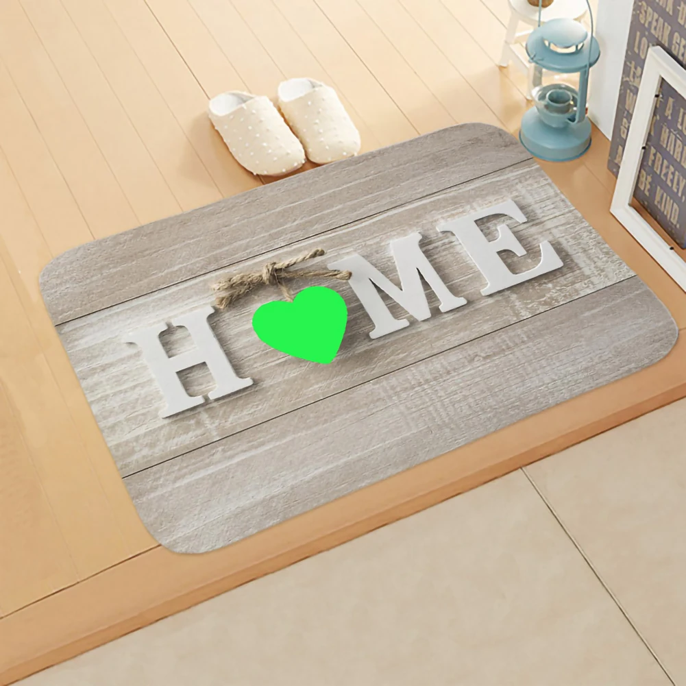 

Home letter Print Doormats Rectangle Non-Slip Door Mat Bedroom Kitchen Entrance Print Floor Mat Doormats