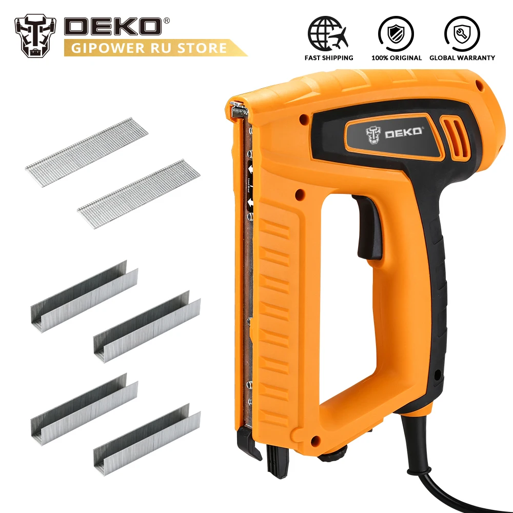 DEKO DKET01 220V Портативный электрический пистолет для ногтей 20 шт/мин