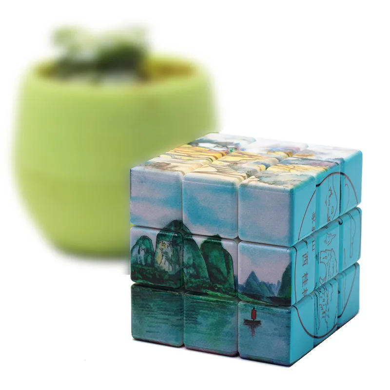 Новый мультфильм обучающие игрушки для детей магический куб студенческая мода