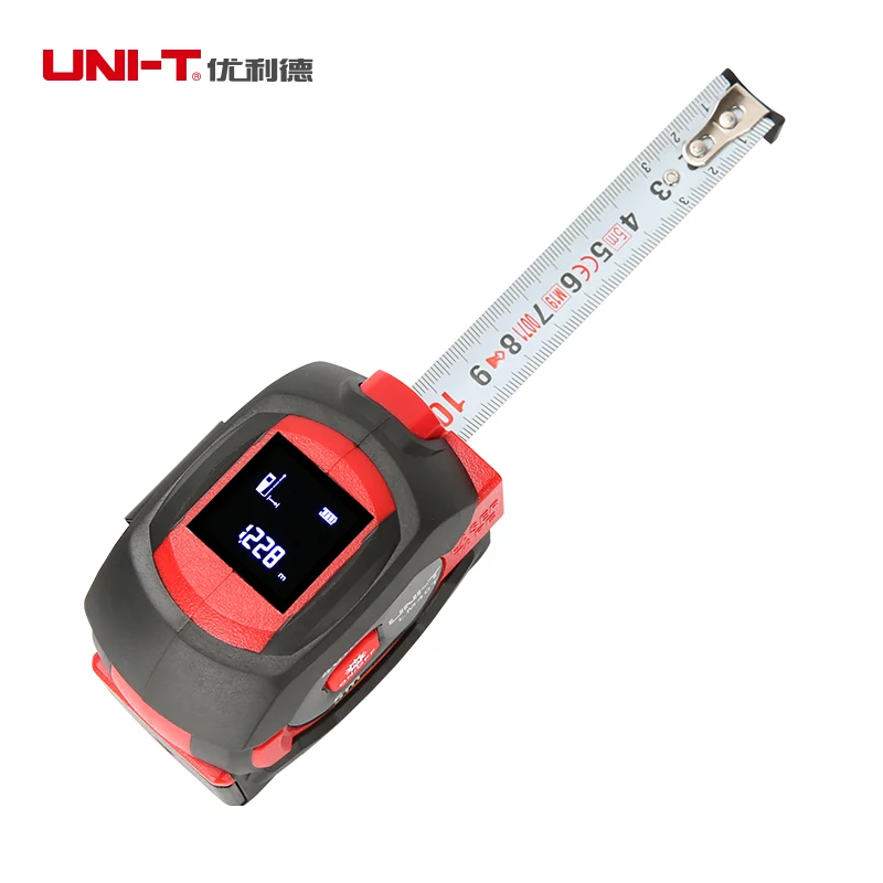 

UNI-T LM40T Laser Tape Measure 2 in 1 Digital Laser Rangefinder Laser Rangefinder, LCD Digital Display, Magnetic Hhook
