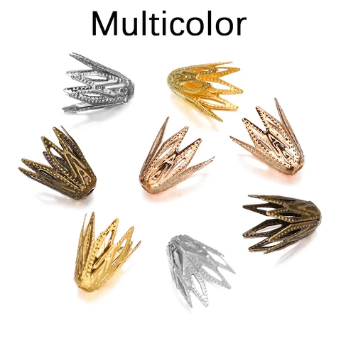 Филигранные конусные бусины AGCFABS для изготовления украшений