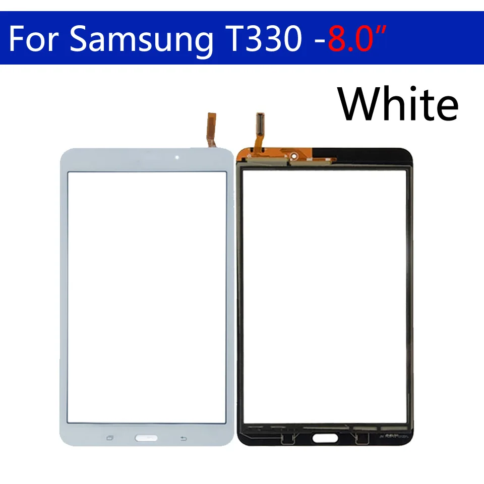 10 шт./партия сменный сенсорный экран для Samsung Galaxy Tab 4 8 0 T331 t335 T330|ЖК-экраны и панели