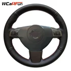 Модель WCaRFun из искусственной кожи черного цвета с ручной строчкой для Opel Astra 2005 2006 Vauxhall Astra