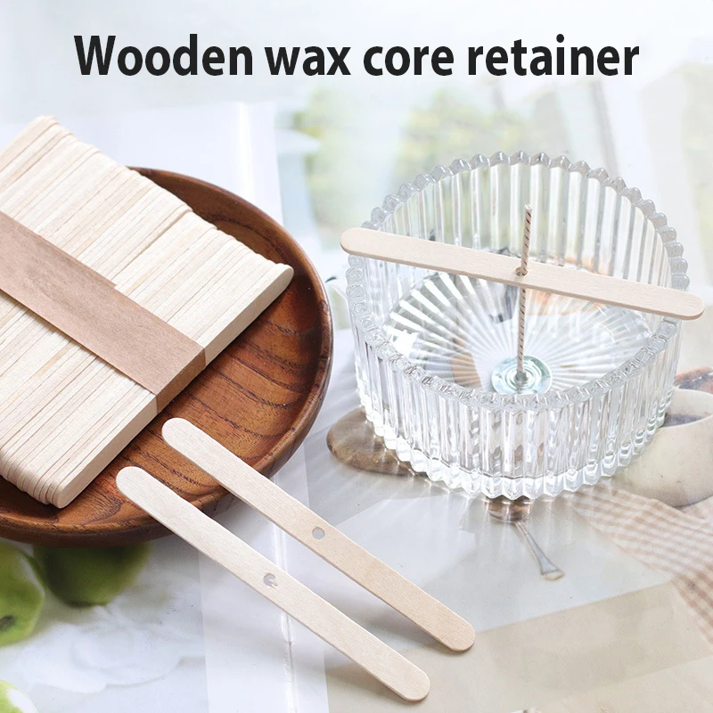 

5/50PCS Candle Making Wax Core Wooden Holder Soy Wax Centering Device For Aromatherapy Making DIY Candle Wicks Making Tool