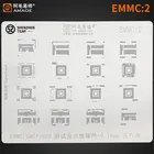 Трафарет AMAOE EMMC:2 EMMC2 для EMMC EMPC UFS, тест на золотой точечный трафарет, Оловянная посадочная сетка, шаблон для сварки