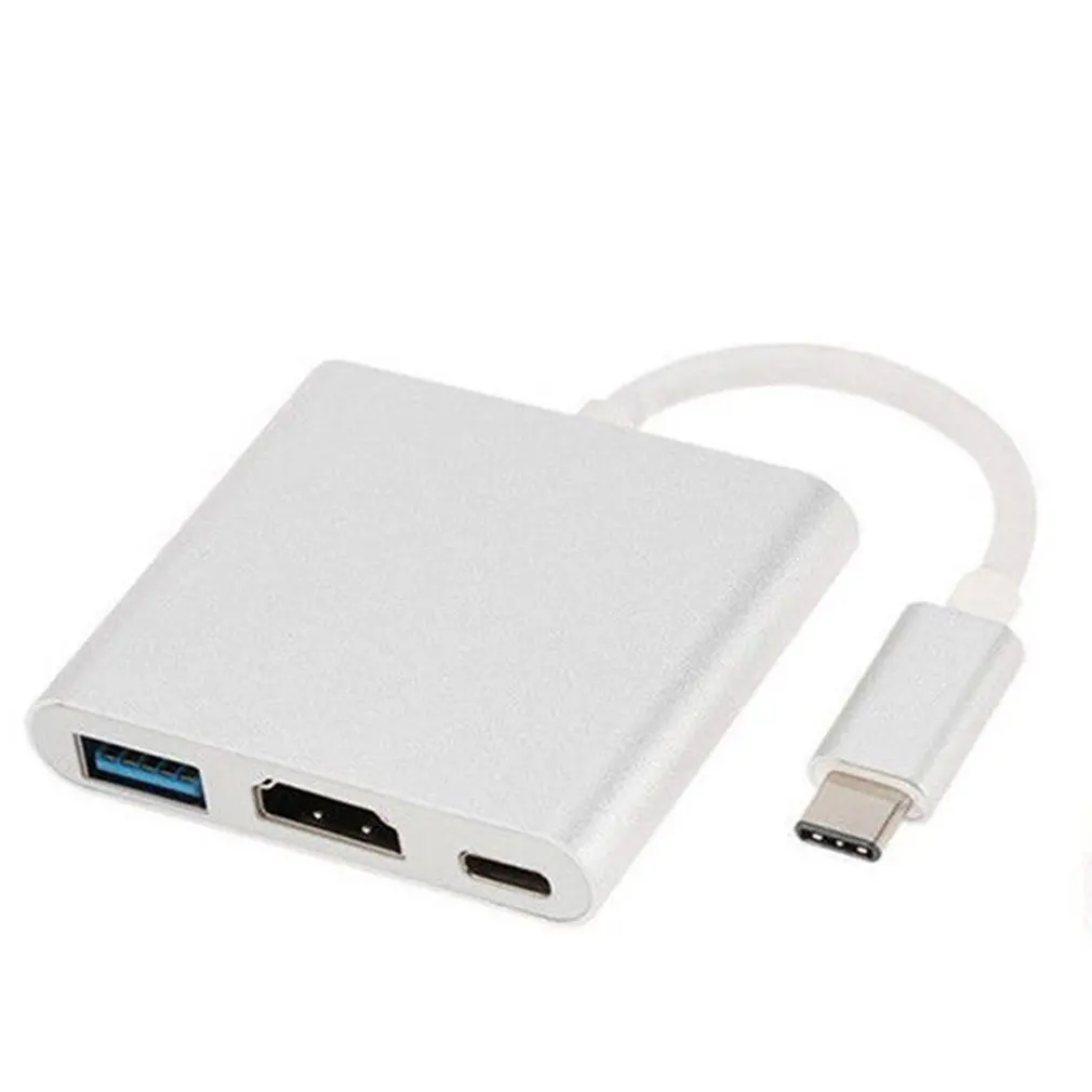 Multi-purpose Mini Type-C Turn Hdmi Three-In-One Usb To Converter USB Interface For Apple Macbook | Электроника
