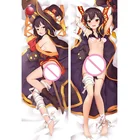 MMF KonoSuba: благословение Бога на этот чудесный мир! Наволочка для подушки sexy girl Megumin  Yunyun anime Dakimakura