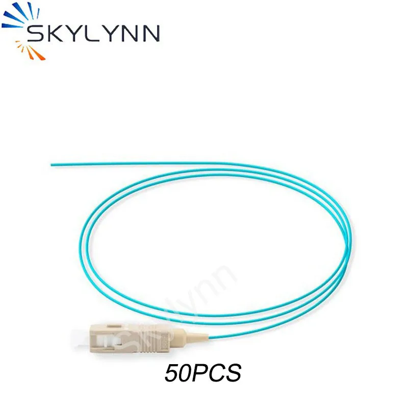 50 шт./пакет 1 5 SC/UPC оптический адаптер SC/APC SM ММ OM2/OM3/OM4 0 9 мм плотным буфером LSZH
