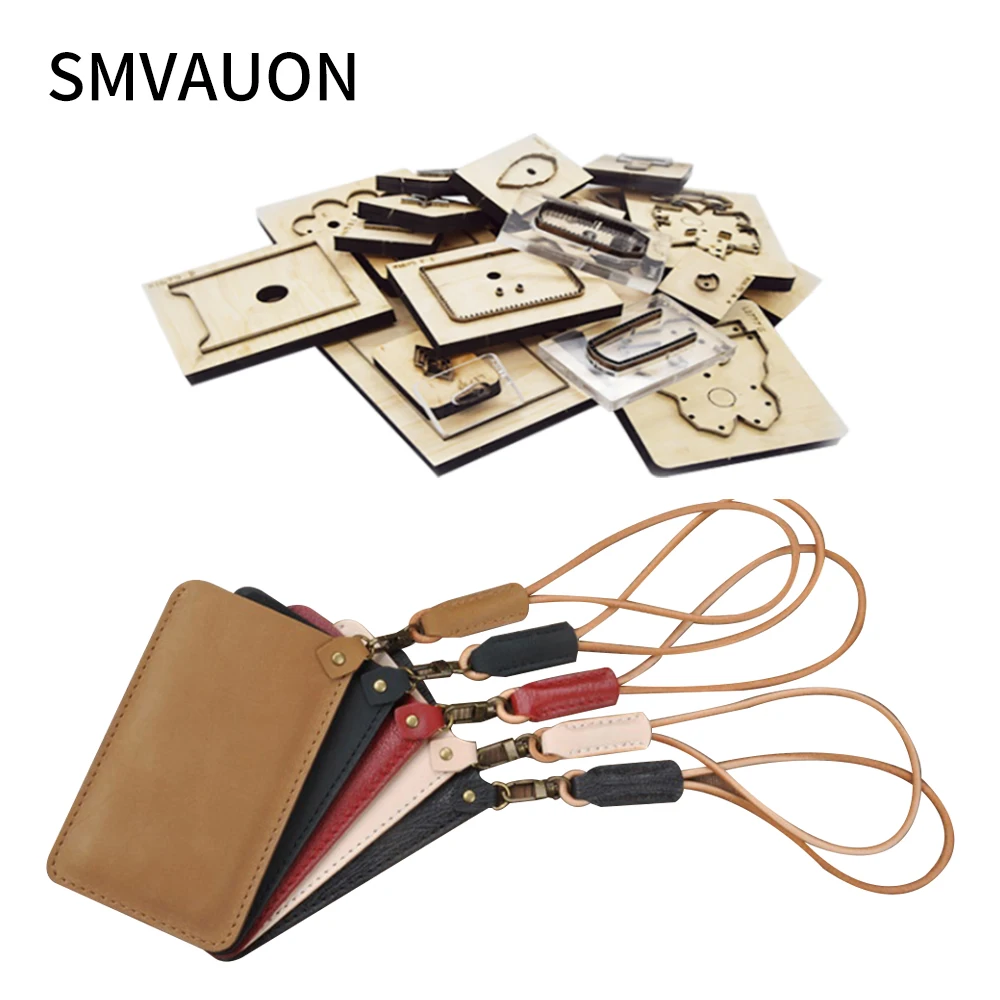 

Wooden Die Cutting Diy 2020 Customizable wallet Card bag phone bag Dies Fille Scrapbooking Suitable For Die-cutting Machines